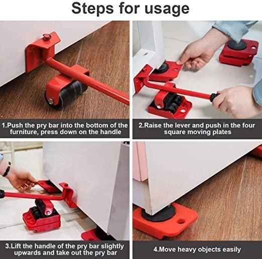 Heavy-Duty Furniture Lifter & Mover Tool Set